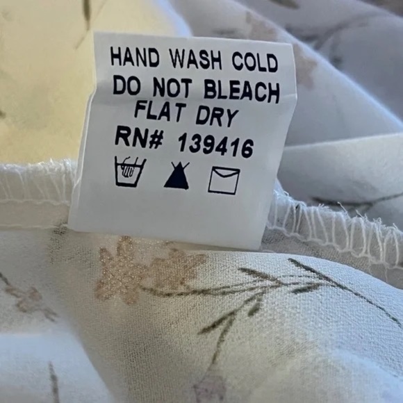 Zenobia Top NEW 1X Off White Sheer Ruffle Babydoll Romantic Fairycore Whimsigoth - Picture 6 of 6